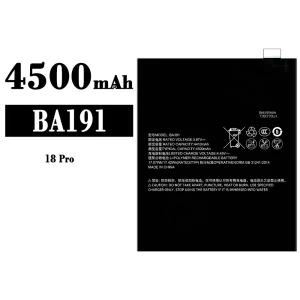 Batterie BA191 pour Meizu 18 Pro