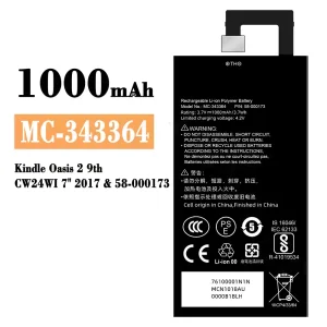 Batterie MC-343364 pour Amazon Kindle Oasis 2 9th /58-000173