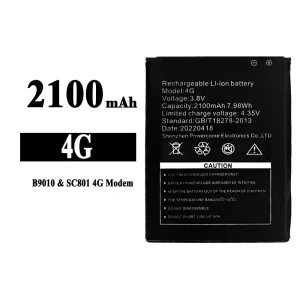 Batterie 4G pour Tenda B9010/SC801 4G Modem