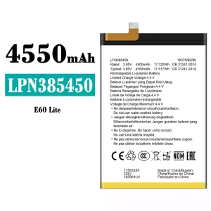 Batterie LPN385450 pour Hisense E60 Lite