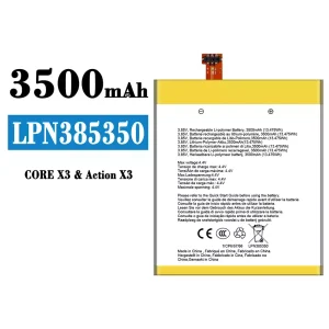Batterie LPN385350 pour CROSSCALL CORE X3/Action X3