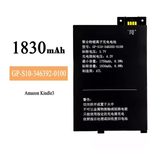 Batterie GP-S10-346392-0100 pour Amazon Kindle 3/K3