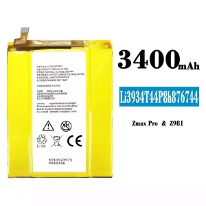 Batterie Li3934T44P8H876744 pour ZTE Zmax Pro