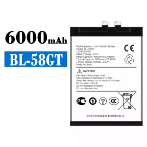 Batterie BL-58GT pour Tecno