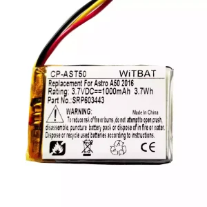 Batterie pour casque Astro A50,Astro A20,Astro A38,HyperX Cloud Core Wireless