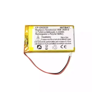 Batterie pour casque Sennheiser HDE 2020-D,HDE 2020-D II,HDE 2020-II