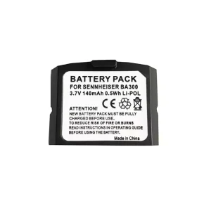 Batterie pour casque Sennheiser IS410,IS410 TV,RI410,RI410TV,RS4200,RR4200,RS4200 TV,RS4200 TV-2,RI900,RI830,RI830S,HC-BA300,NCI-PLS100H