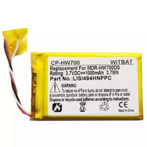 Batterie pour casque Sony LIS1494HNPPC,US503759