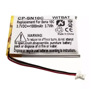 Batterie pour casque Sena 10C 10C Pro Motorcycle Bluetooth Headset Camera