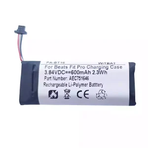 Batterie pour casque Beats Fit Pro Boîtier de chargement,AEC751646