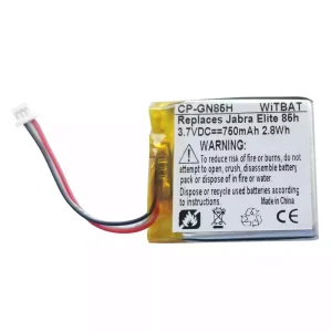 Batterie pour casque Jabra Elite 85h,Jabra Elite 75t,Evolve2 85,PL661935V