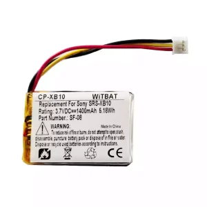 Batterie pour haut-parleur Sony SRS-XB100,SRS-XB10,SRS-XB12,WH-L600,Logitech S100