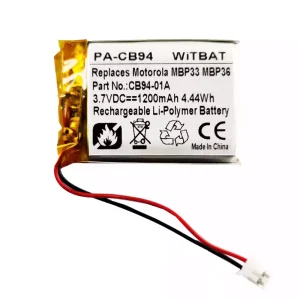 Batterie pour haut-parleur Motorola Sonic Play 100,MBP33,MBP36,CB94-01A