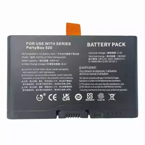 Batterie pour haut-parleur JBL PartyBox 520,FG6CELL21700G