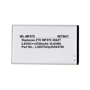 Batterie pour ZTE 303ZT,305ZT,306ZT,MF975,MF975S,MF975U,Li3827t43p3h544780