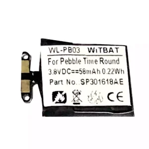 Batterie pour Pebble Time Round,SP301618AE