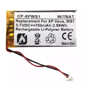 Batterie pour XP ORX Deus,WS1,WS2,WS3,WS4,WS5