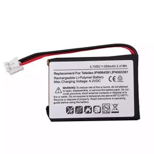 Batterie pour Teledex IPN964591,IPN965591,BATT-IPN