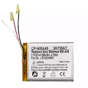 Batterie pour Sony Walkman NW-ZX500 NW-ZX505 NW-ZX507,LIS1623HNPC