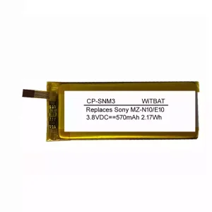 Batterie pour Sony MZ-N10,MZ-E10,LIP-3WMB