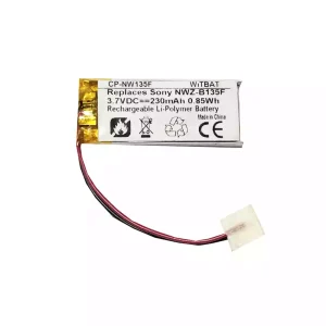 Batterie pour SONY Walkman NWZ-B133F,NWZ-B135,NWZ-B142F,NWZ-152F,NWZ-B162F,NWZ-B172F,NWZ-B173F,NWZ-B183F