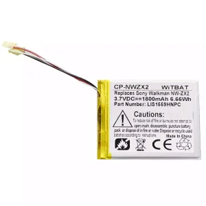 Batterie pour SONY NW-ZX2,LIS1559HNPC